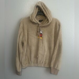 LG Cream Hoodie with Mickey Mouse Design